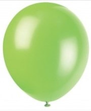 Baskısız 12 inc Metalik Açık Yeşil balon