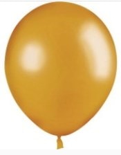 Baskısız 12 inc Gold Altın Metalik balon