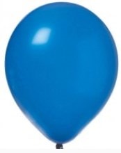 Baskısız 12 inc Metalik Mavi balon