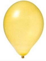 Baskısız 12 inc Metalik Sarı balon