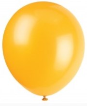 Baskısız 12 inc Metalik Turuncu balon