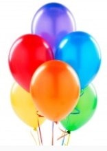 Baskısız 12 inc Karışık Metalik balon