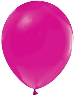Baskısız Koyu fuşya balon 12 inc balon