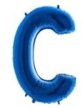 C harfi Sarı Altın Gold folyo harf balon 40 inch 100 cm