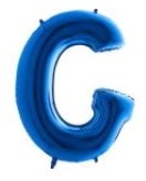 G harfi Sarı Altın Gold folyo harf balon 40 inch 100 cm